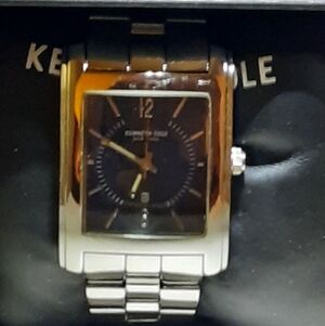 Kenneth Cole New York Men’s Watch – Midnight Blue Dial Silver Stainless Steel Br